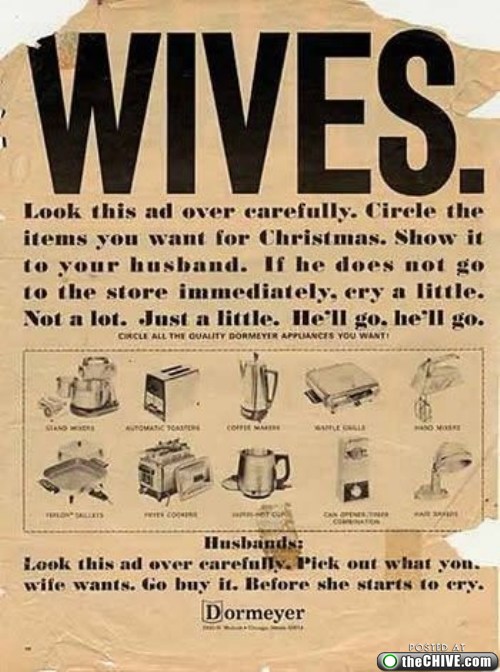Funny old-school vintage advertisements