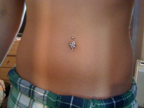 Trashy belly button deals piercing