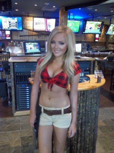 Photos of hot girls from Twin Peaks restaurant