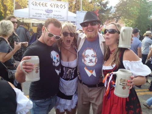Sexy Oktoberfest cleavage and girls