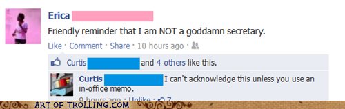 Funny examples of trolling