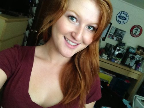 Hot Redhead Girl Selfie