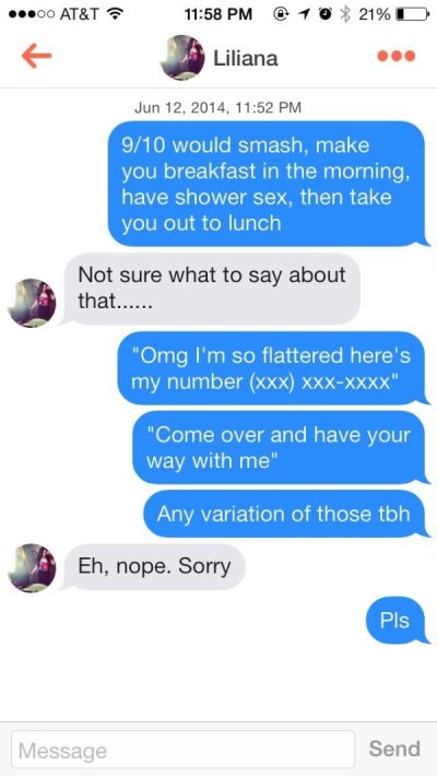 Tinder sexting