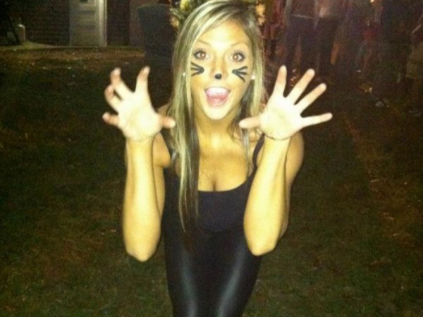 Sexy girls in hot Halloween costumes