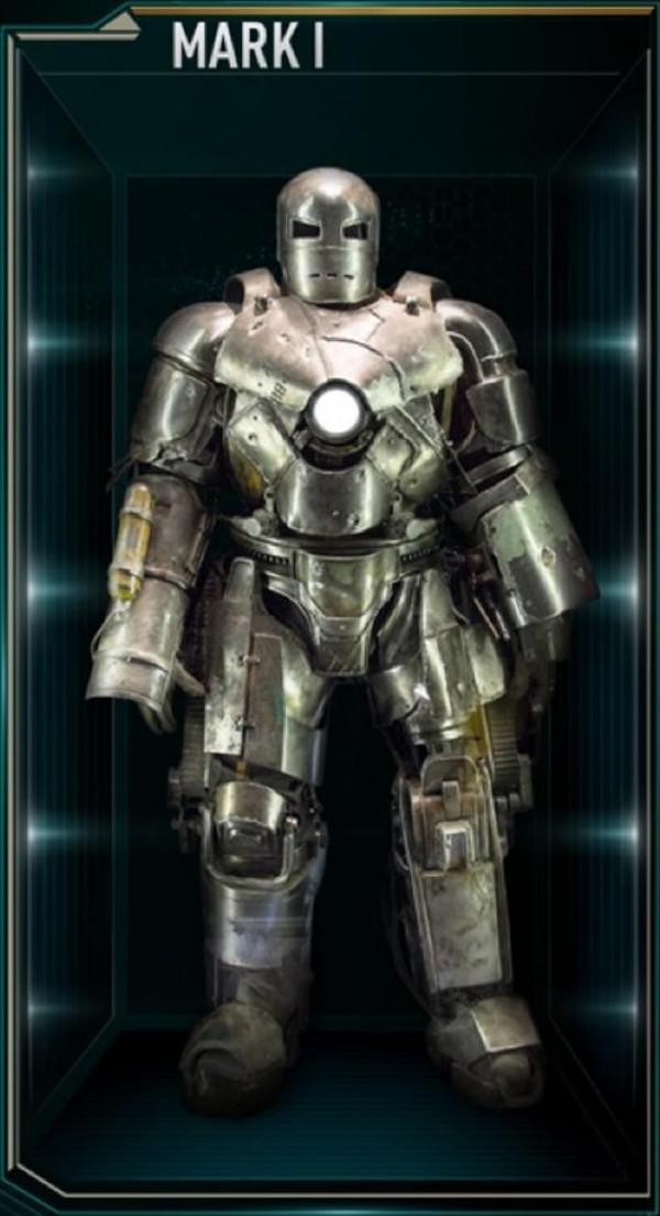all mark suits iron man
