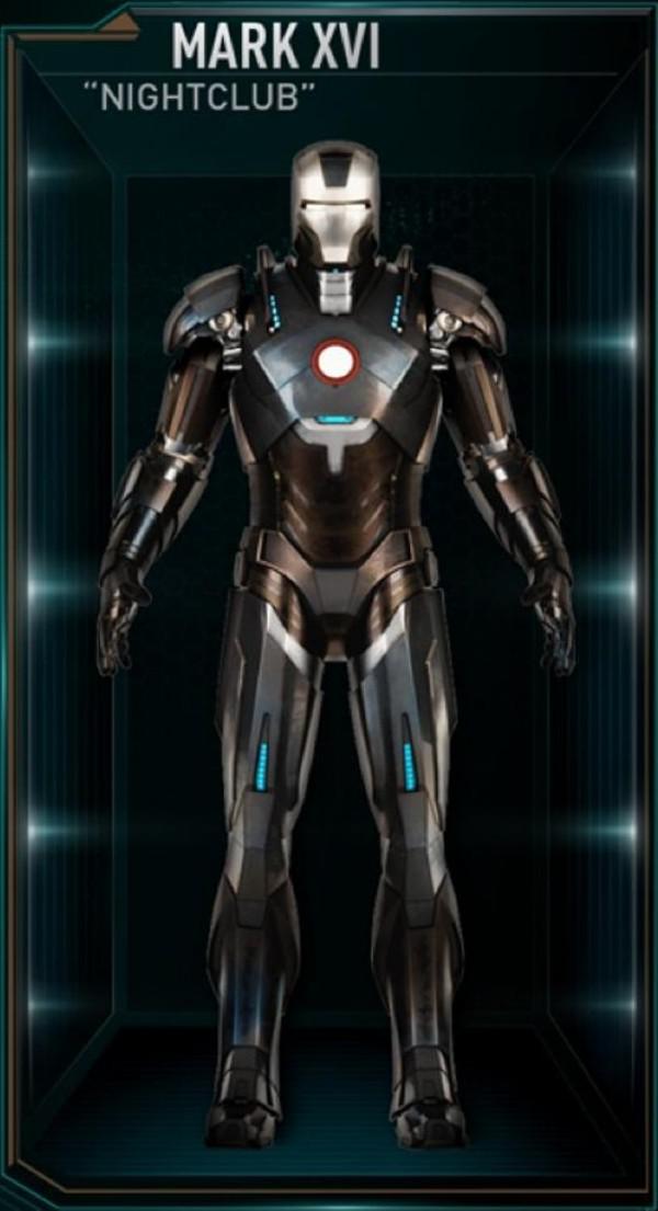 names of all the iron man suits