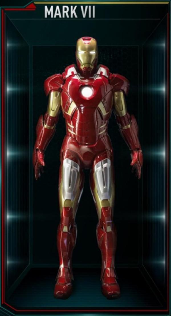 Every suit from the 'Iron Man' movies