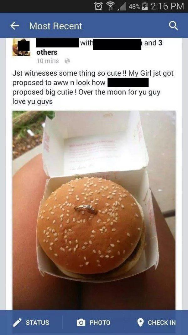 Some of the worst wedding proposals ever