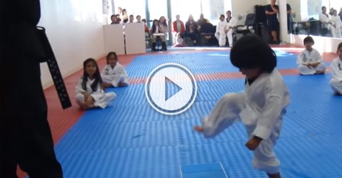 Video of a little Boy Trying To Break Board In Taekwondo is too adorable﻿.