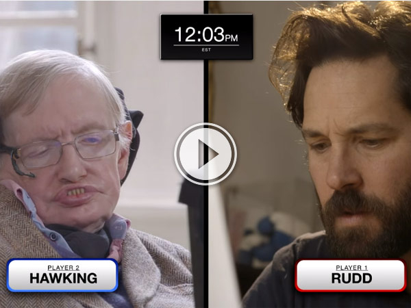 My brain hurts after watching this. Keanu Reeves narrates Paul Rudd vs Stephen Hawking in a game of Quantum Chess,