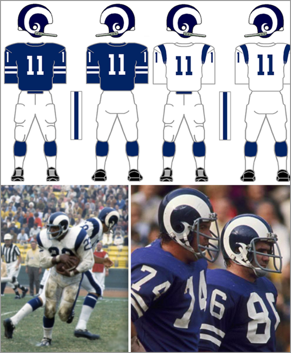 The historical evolution of the Rams uniforms (15 Photos)