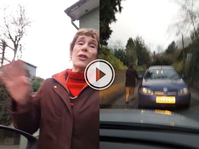 A very British bit of road rage (Video)