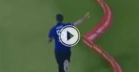 Amazing catch by Ben Stokes for England (Video)
