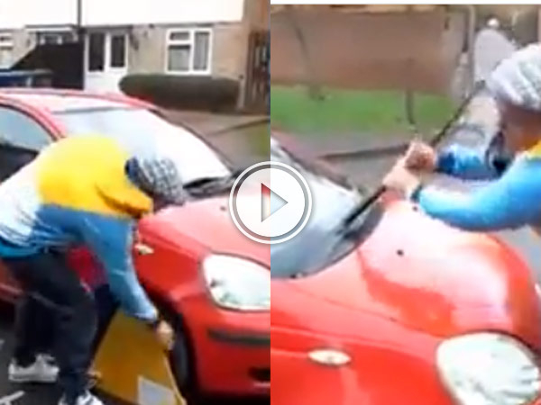 Guy gets clamped by the DVLA and losses it.