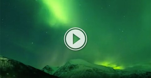 Northern Lights over Norway (Video)