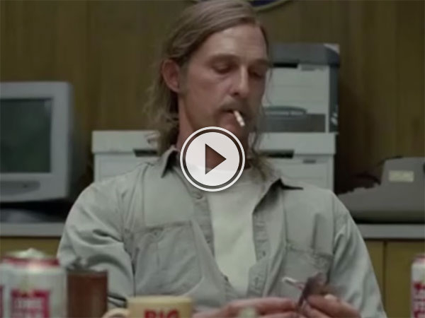 True Detective cigarette counter (Video)