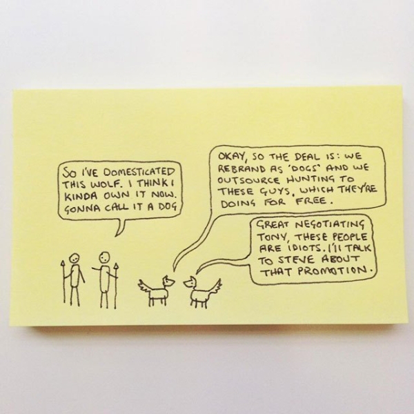 Brutally honest sticky notes that understand your pain