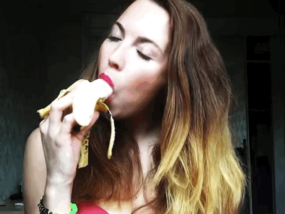 Bananas women eating 11 Side