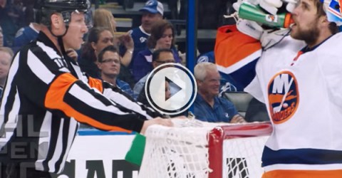 What does it sound like on ice level in the NHL playoffs? (Video)
