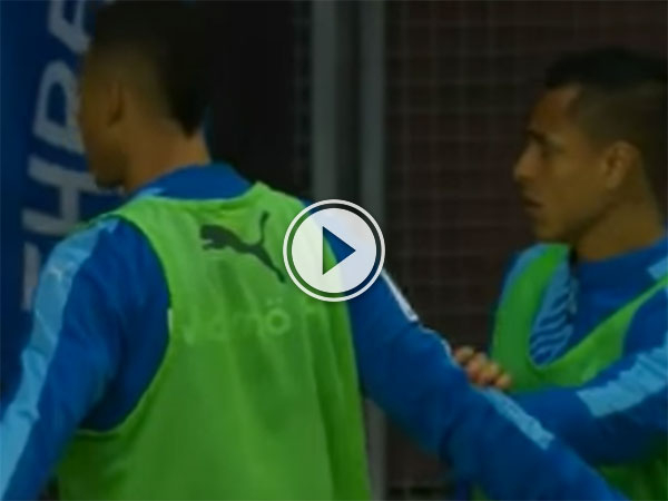 Player throws corner flag into stands (video)