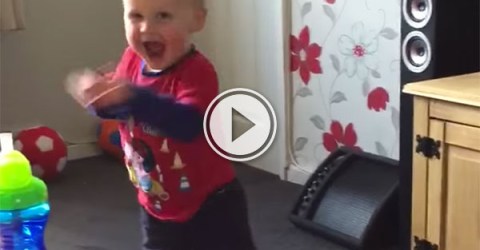 Little Boy Rocks Out to Heavy Metal (Video)