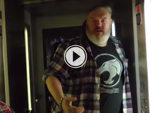 Video grab of 'Hold the door'  featuring George RR Martin.