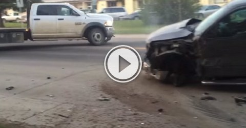 Sometimes a hit and run requires you to actually run (Video)