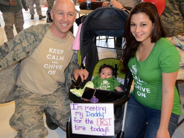 Photos of Military Chiver Dads for Father's Day