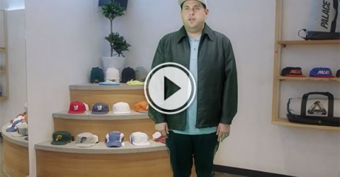 Jonah Hill reps for Palace and Reebok (Video)