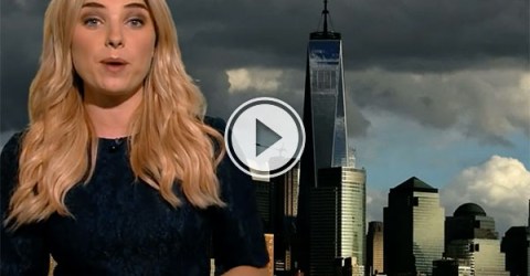 Weather Girl gives Ghostbusters-Themed Weather Report (Video)