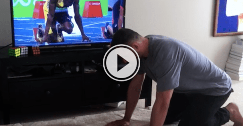 Who's faster at their sport: Usain Bolt or Anthony Brooks? (Video)