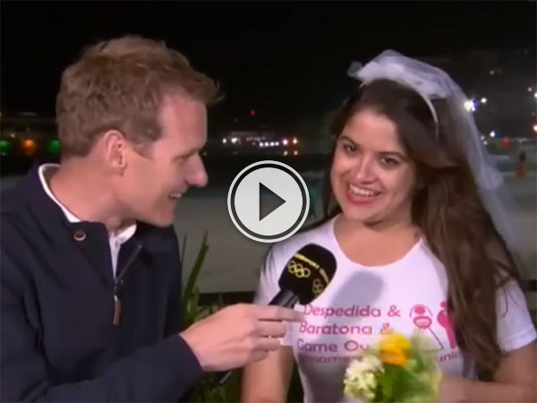 Hen Party crashes BBC Olympic coverage (Video)