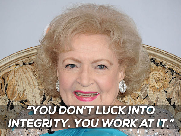 600px x 450px - Betty White quotes are Golden