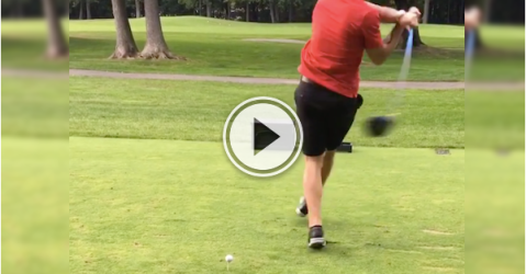 You'd think that hockey players would be a natural at golf, but no (Video)