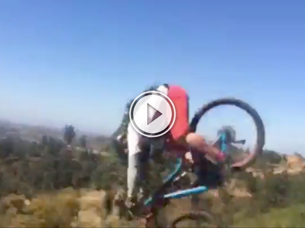 A 360 view of a spectacular bike fail is what I'm talking about! (Video)