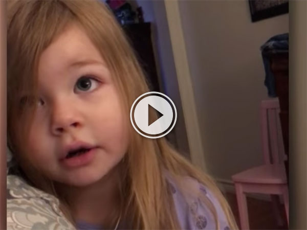 Daughter tells father off for leaving toilet seat up (Video)