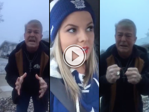 Dad surprised with hockey tickets is giving me some feels (Video)