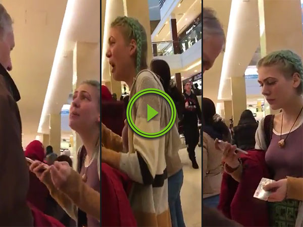 Teenage brat freaks out at Grandpa over iPhone appointment (Video)