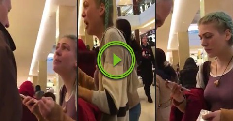 Teenage brat freaks out at Grandpa over iPhone appointment (Video)