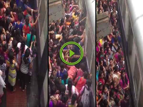 Women's train service in Mumbai is extremely overcrowded