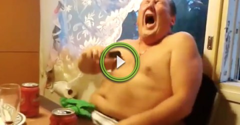 Two drunk Russian brothers and a stun gun have a quiet night in (Video)
