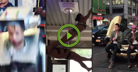 Tandem Pole Dance Goes Horribly Wrong and more clips you need to see