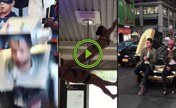 Tandem Pole Dance Goes Horribly Wrong and more clips you need to see