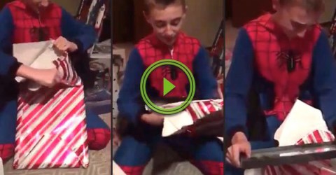 Boy Receives Official Adoption Certificate for Christmas (Video)