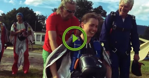 Paraplegic Daredevil Does First Jump After Accident (Video)