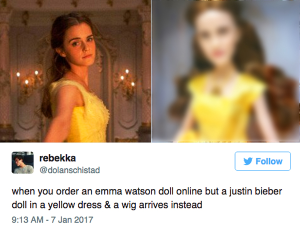 belle doll justin bieber