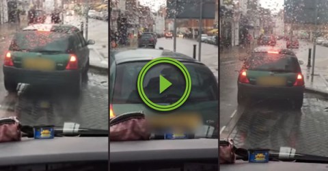 This might be the worst parking effort ever (Video)