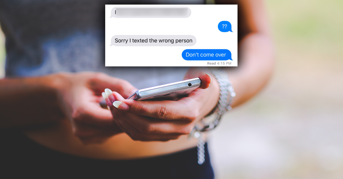 Guy accidentally texts booty call the wrong message theCHIVE