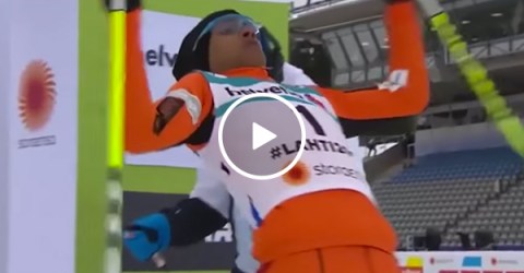 The worst skier in the world