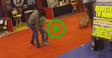 Dad saves choking son (Video)